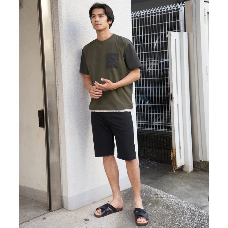 冷感異素材コンビTシャツ | ikka  | 詳細画像5 