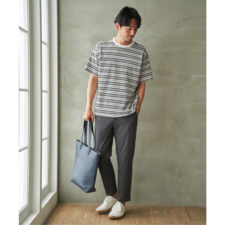 【お得だ値】冷感コットンドロストボーダーTシャツ | ikka  | 詳細画像7 