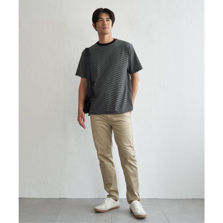 【お得だ値】冷感コットンドロストボーダーTシャツ | ikka  | 詳細画像21 