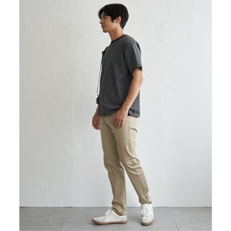 【お得だ値】冷感コットンドロストボーダーTシャツ | ikka  | 詳細画像22 