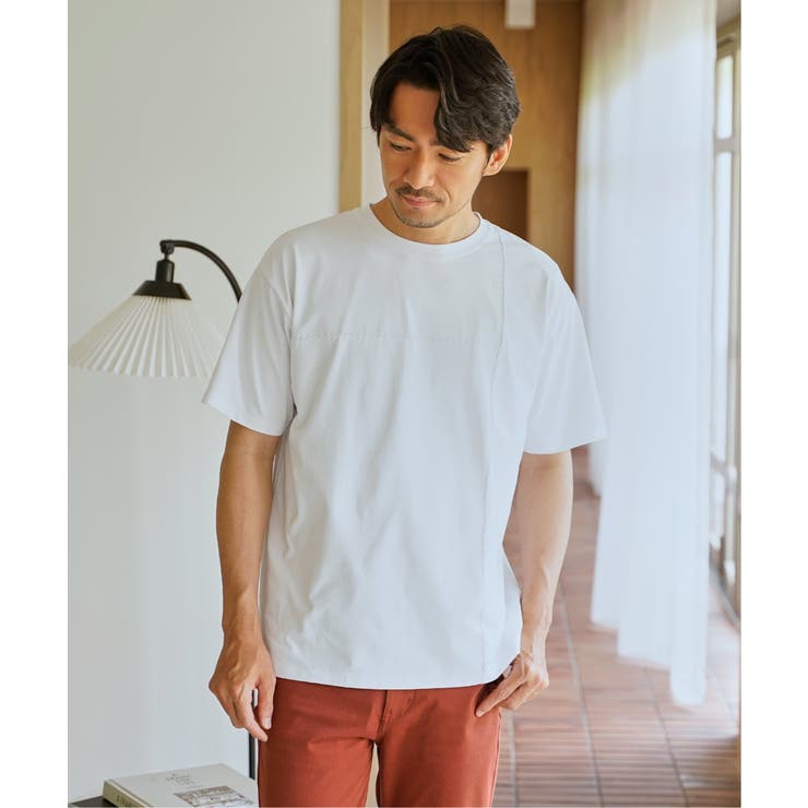 【接触冷感】ステッチ刺繍Tシャツ | ikka  | 詳細画像12 