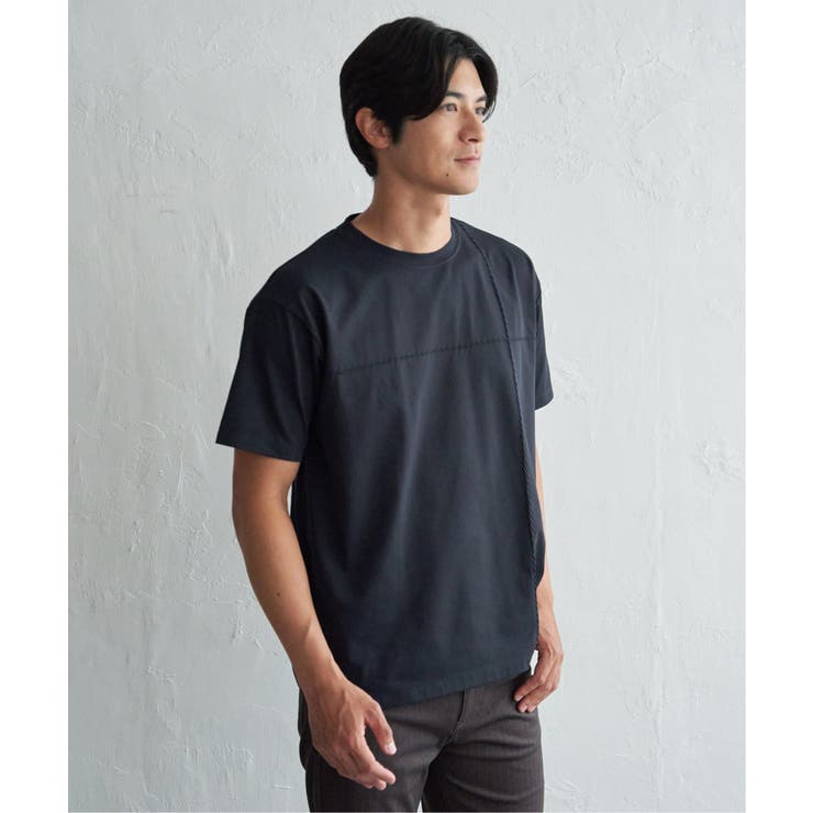 【接触冷感】ステッチ刺繍Tシャツ | ikka  | 詳細画像20 
