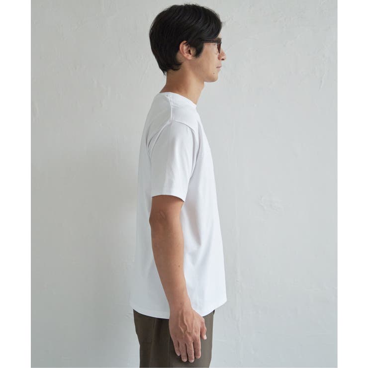 【接触冷感】ステッチ刺繍Tシャツ | ikka  | 詳細画像23 