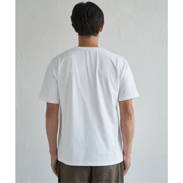 【接触冷感】ステッチ刺繍Tシャツ | ikka  | 詳細画像24 