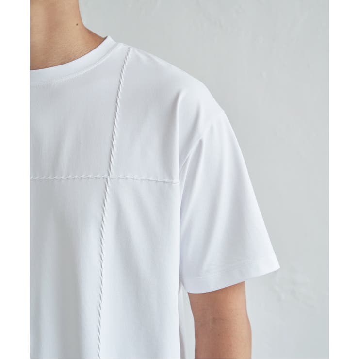 【接触冷感】ステッチ刺繍Tシャツ | ikka  | 詳細画像27 