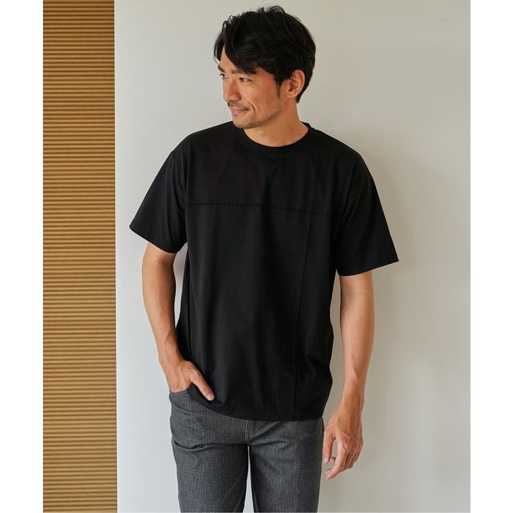 【接触冷感】ステッチ刺繍Tシャツ | ikka  | 詳細画像4 