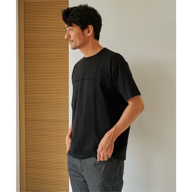 【接触冷感】ステッチ刺繍Tシャツ | ikka  | 詳細画像5 