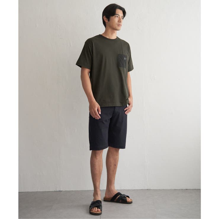 【お得だ値】冷感DRY布帛コンビポケットTシャツ | ikka  | 詳細画像9 