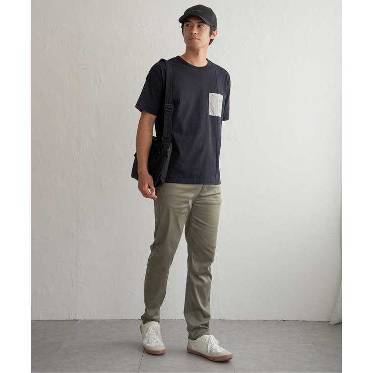 【お得だ値】冷感DRY布帛コンビポケットTシャツ | ikka  | 詳細画像15 