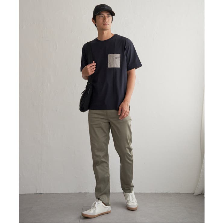 【お得だ値】冷感DRY布帛コンビポケットTシャツ | ikka  | 詳細画像28 