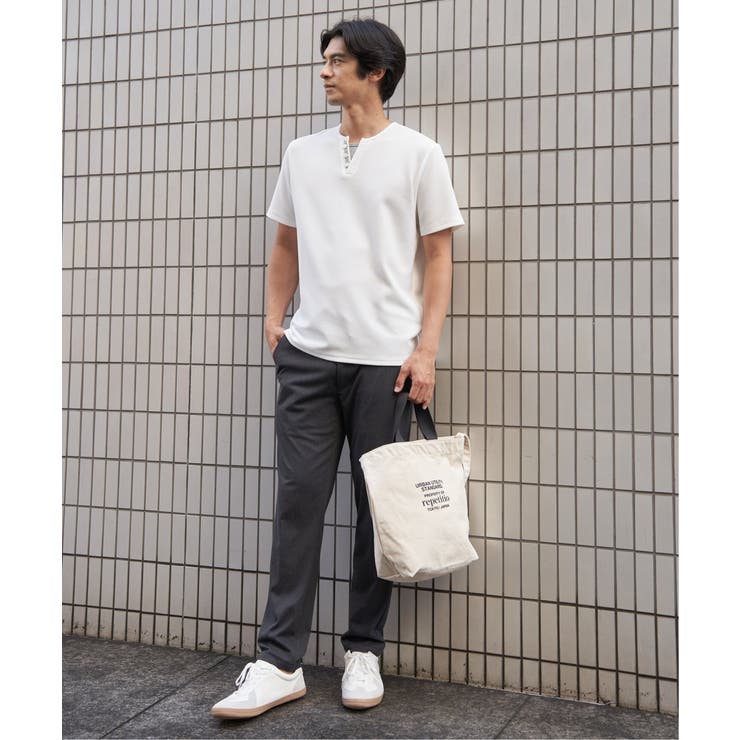 【お得だ値】冷感フェイクヘンリーネックTシャツ | ikka  | 詳細画像10 