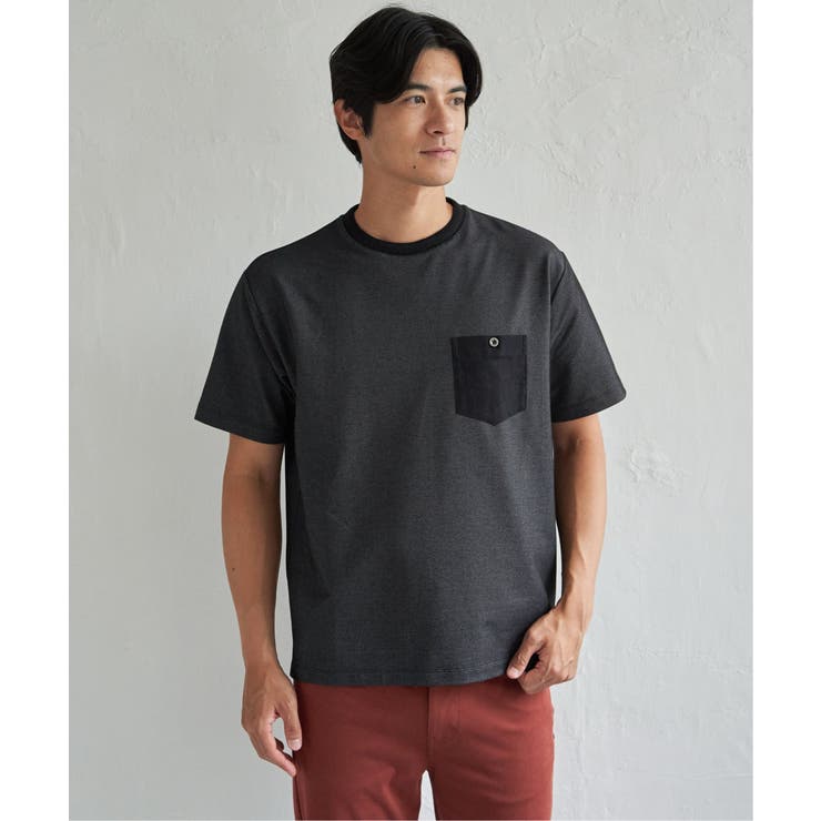【接触冷感】デニムライクポケットTシャツ | ikka  | 詳細画像6 