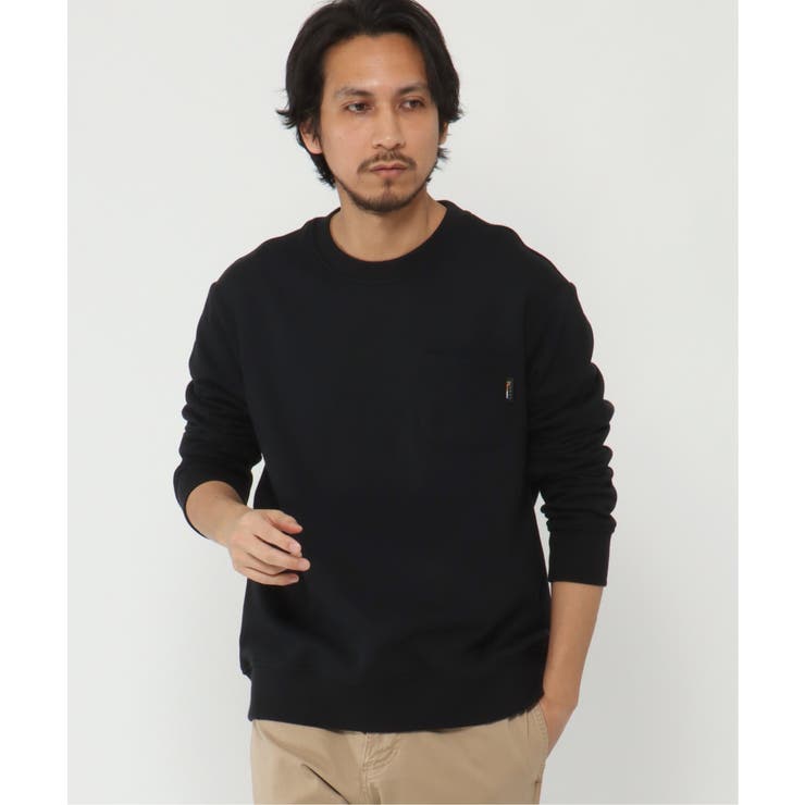 Dime クルーネック トレーナー 黒 スウェット Dime 黒 コットン