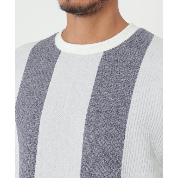 抗菌切り替えジャガードトレーナー | ikka  | 詳細画像8 