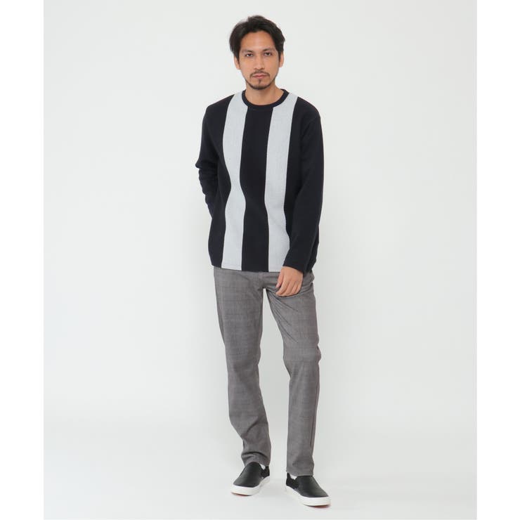 抗菌切り替えジャガードトレーナー | ikka  | 詳細画像16 