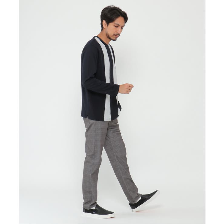 抗菌切り替えジャガードトレーナー | ikka  | 詳細画像17 