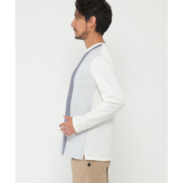 抗菌切り替えジャガードトレーナー | ikka  | 詳細画像2 