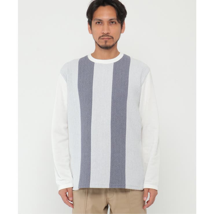 抗菌切り替えジャガードトレーナー | ikka  | 詳細画像4 