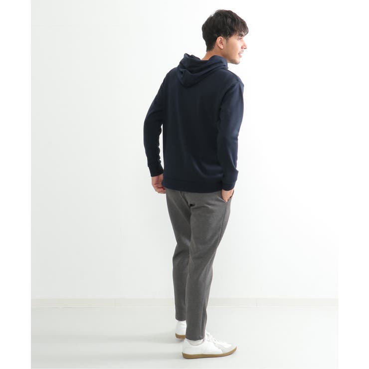 切り替えジャガードプルパーカー | ikka  | 詳細画像4 