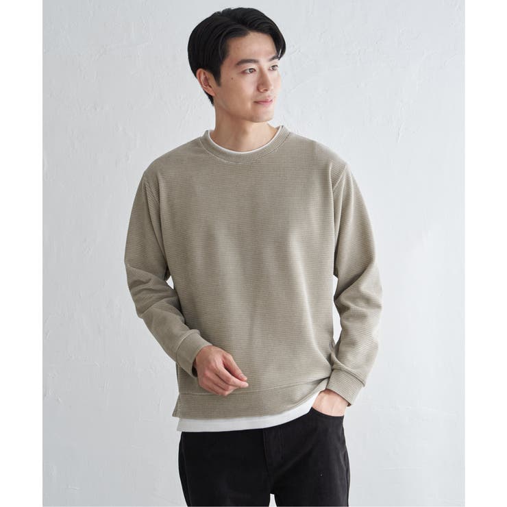 モールワッフルフェイクレイヤードプルオーバー  | ikka  | 詳細画像8 