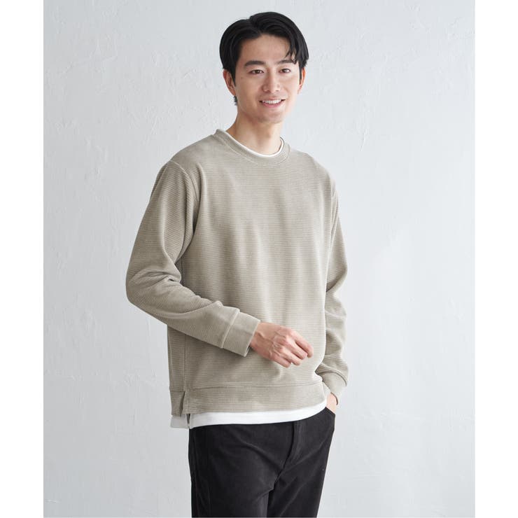 モールワッフルフェイクレイヤードプルオーバー  | ikka  | 詳細画像9 