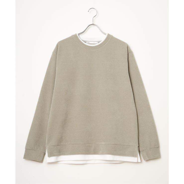 モールワッフルフェイクレイヤードプルオーバー  | ikka  | 詳細画像24 