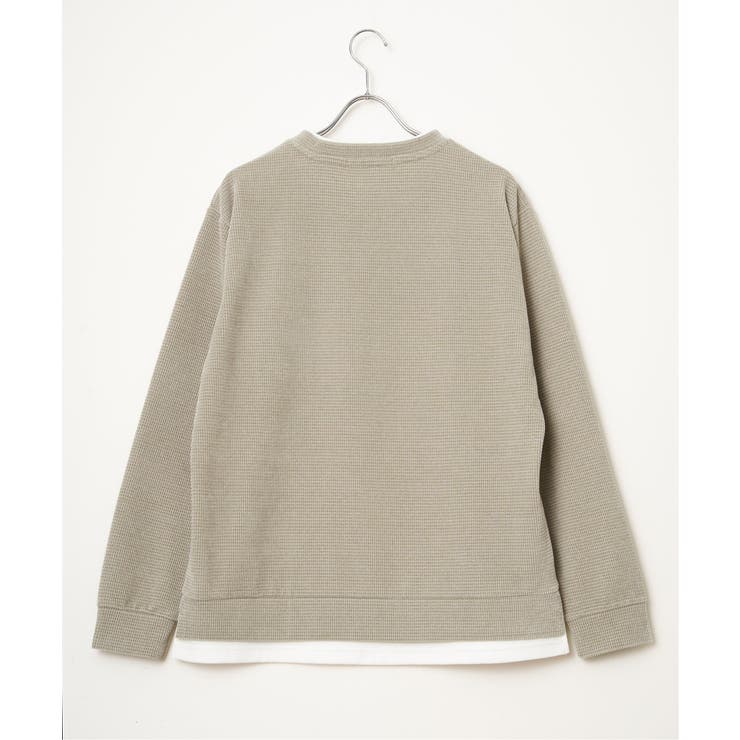 モールワッフルフェイクレイヤードプルオーバー  | ikka  | 詳細画像25 