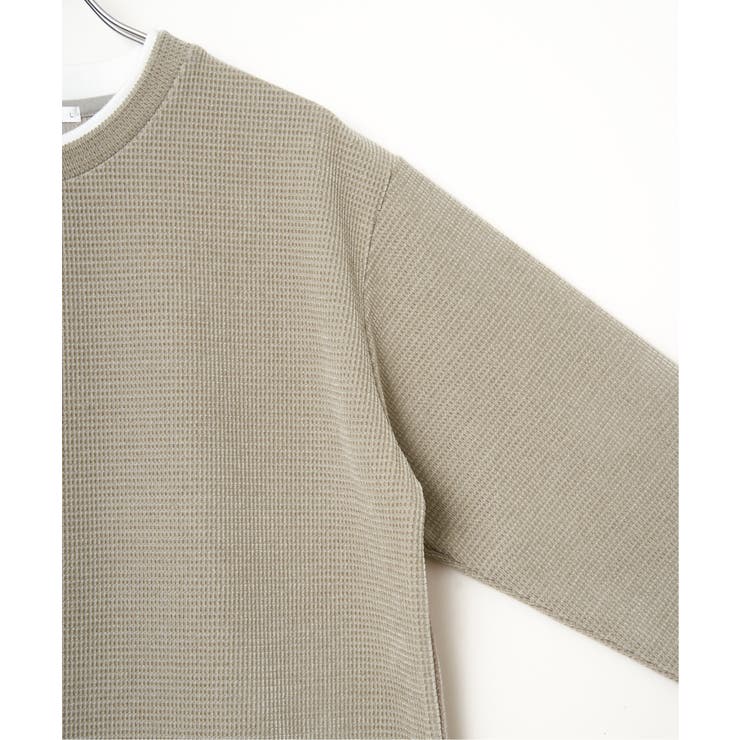 モールワッフルフェイクレイヤードプルオーバー  | ikka  | 詳細画像28 