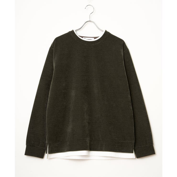 モールワッフルフェイクレイヤードプルオーバー  | ikka  | 詳細画像38 