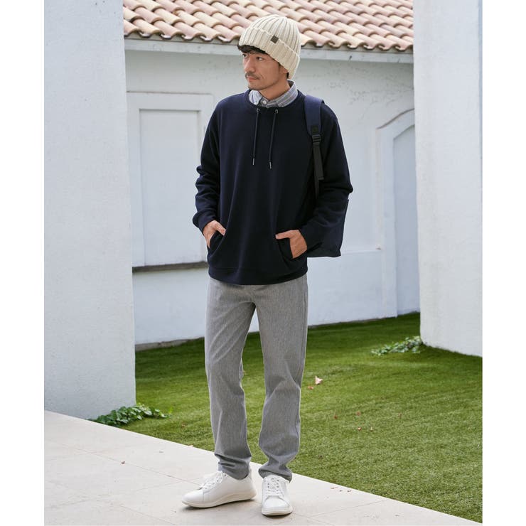 【洗濯機で洗える】GOKU楽鹿の子ダンボールルーイプルオーバー | ikka  | 詳細画像6 