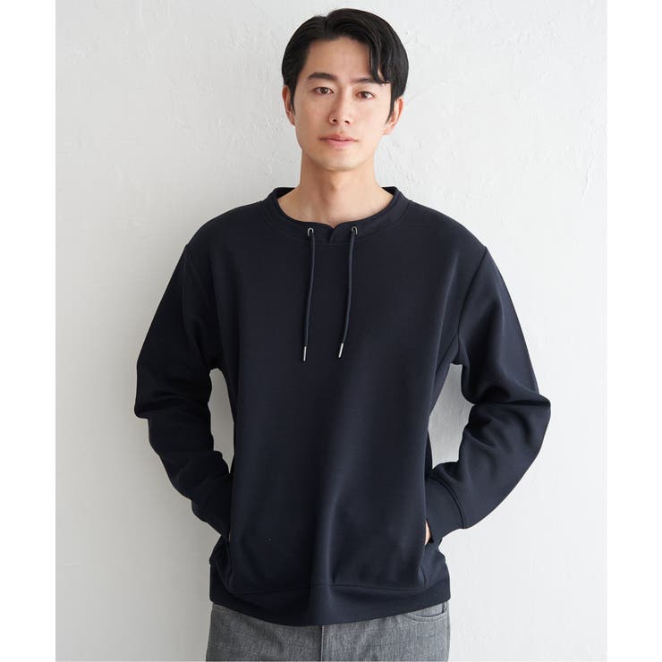 【洗濯機で洗える】GOKU楽鹿の子ダンボールルーイプルオーバー | ikka  | 詳細画像8 