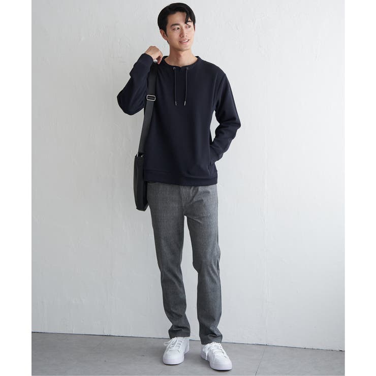 【洗濯機で洗える】GOKU楽鹿の子ダンボールルーイプルオーバー | ikka  | 詳細画像10 