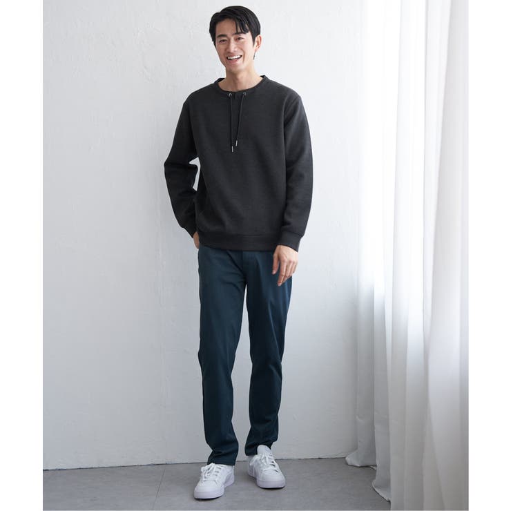 【洗濯機で洗える】GOKU楽鹿の子ダンボールルーイプルオーバー | ikka  | 詳細画像15 