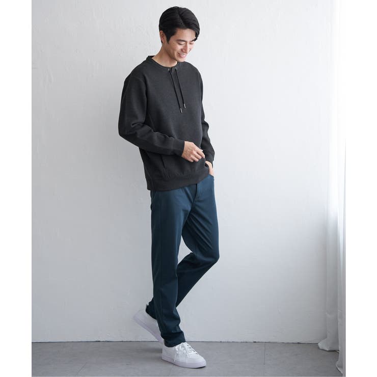 【洗濯機で洗える】GOKU楽鹿の子ダンボールルーイプルオーバー | ikka  | 詳細画像16 