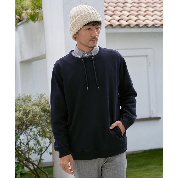 【洗濯機で洗える】GOKU楽鹿の子ダンボールルーイプルオーバー | ikka  | 詳細画像1 