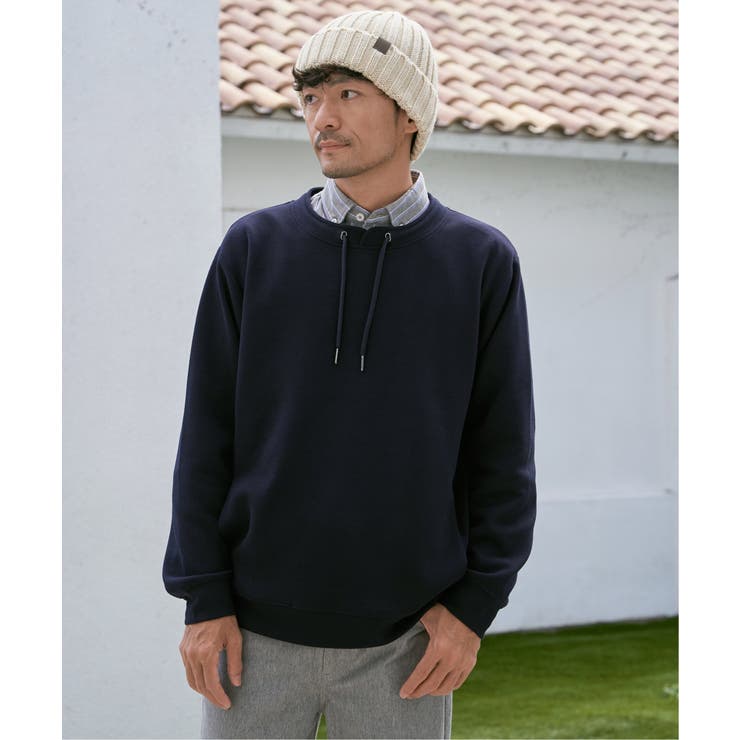 【洗濯機で洗える】GOKU楽鹿の子ダンボールルーイプルオーバー | ikka  | 詳細画像3 