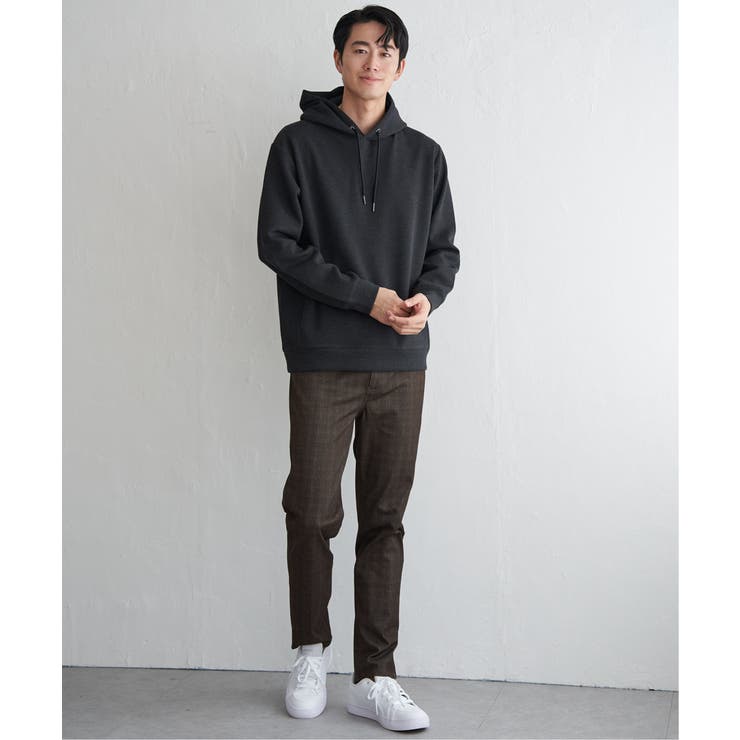 【洗濯機で洗える】GOKU楽鹿の子ダンボールパーカ | ikka  | 詳細画像10 