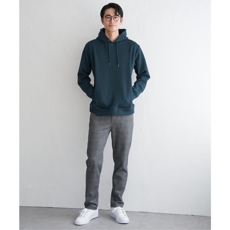 【洗濯機で洗える】GOKU楽鹿の子ダンボールパーカ | ikka  | 詳細画像13 