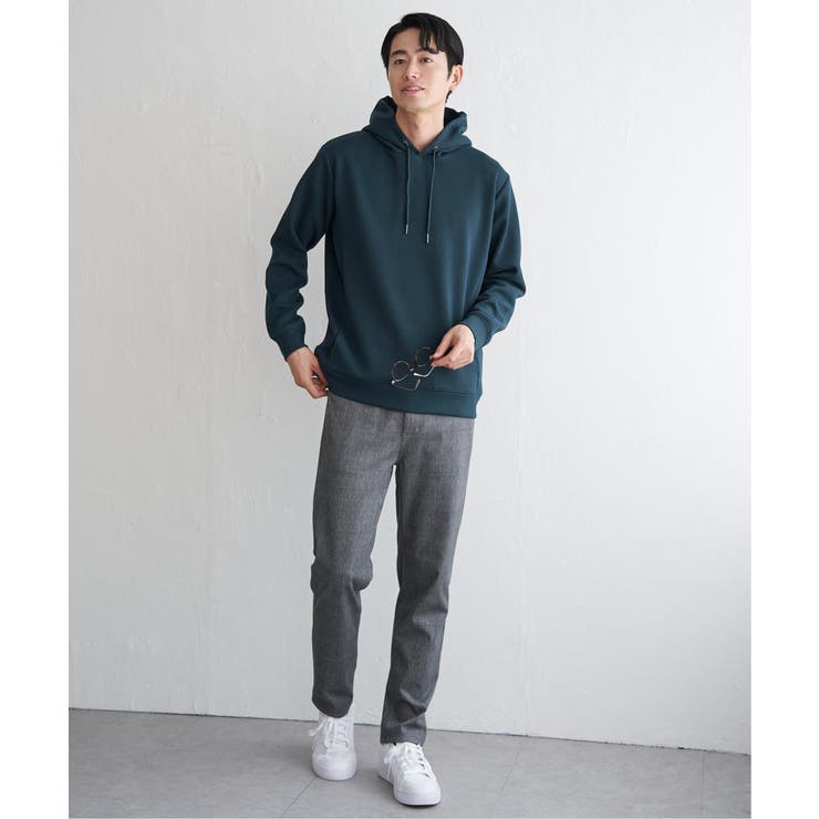 【洗濯機で洗える】GOKU楽鹿の子ダンボールパーカ | ikka  | 詳細画像14 