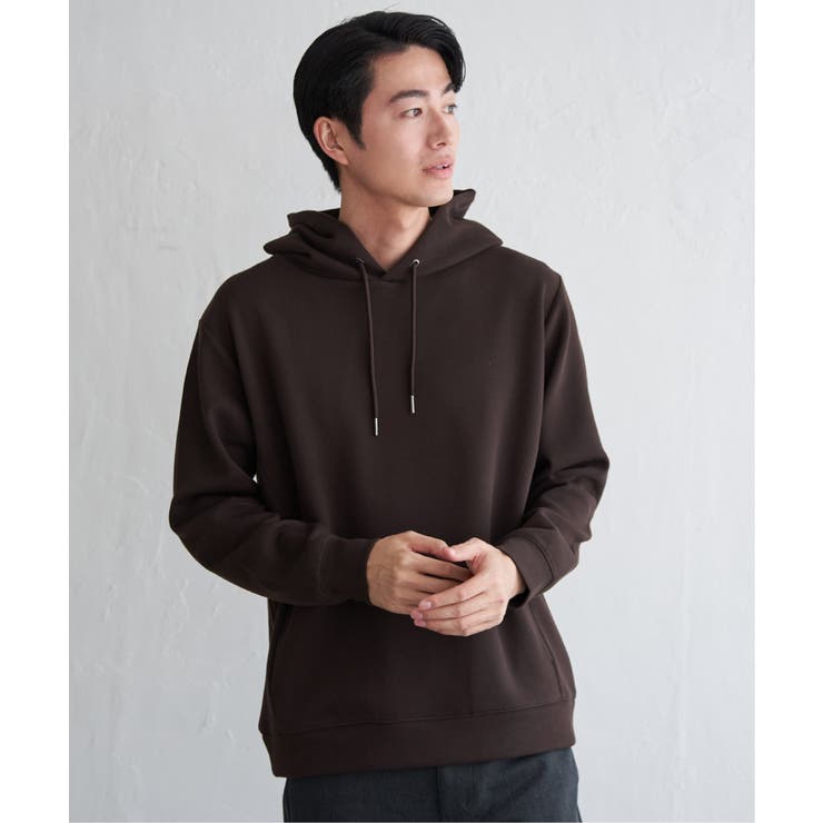 【洗濯機で洗える】GOKU楽鹿の子ダンボールパーカ | ikka  | 詳細画像15 