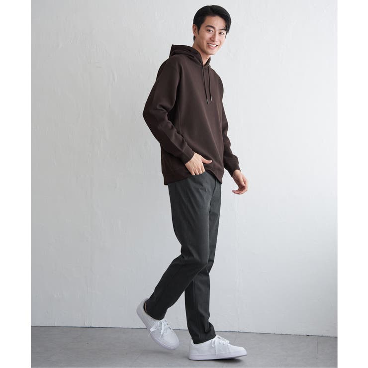 【洗濯機で洗える】GOKU楽鹿の子ダンボールパーカ | ikka  | 詳細画像16 