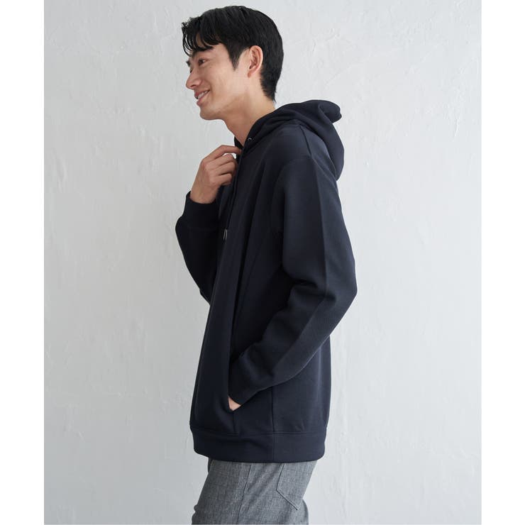 【洗濯機で洗える】GOKU楽鹿の子ダンボールパーカ | ikka  | 詳細画像18 