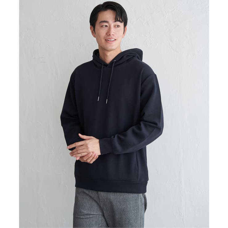 【洗濯機で洗える】GOKU楽鹿の子ダンボールパーカ | ikka  | 詳細画像20 