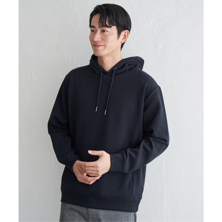 【洗濯機で洗える】GOKU楽鹿の子ダンボールパーカ | ikka  | 詳細画像2 