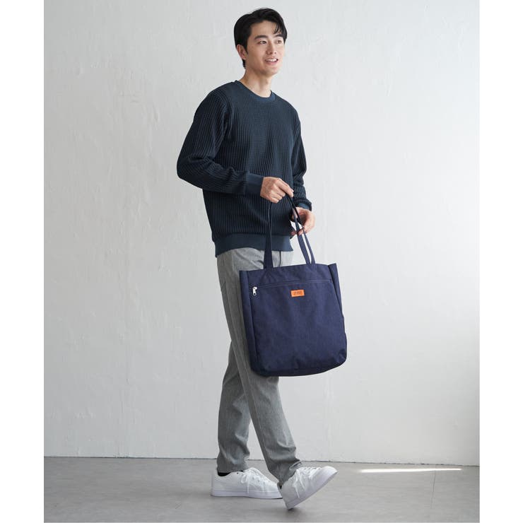 【芸能人着用】ビッグワッフルクルーネックプルオーバー | ikka  | 詳細画像23 