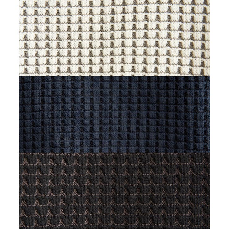 【芸能人着用】ビッグワッフルクルーネックプルオーバー | ikka  | 詳細画像32 