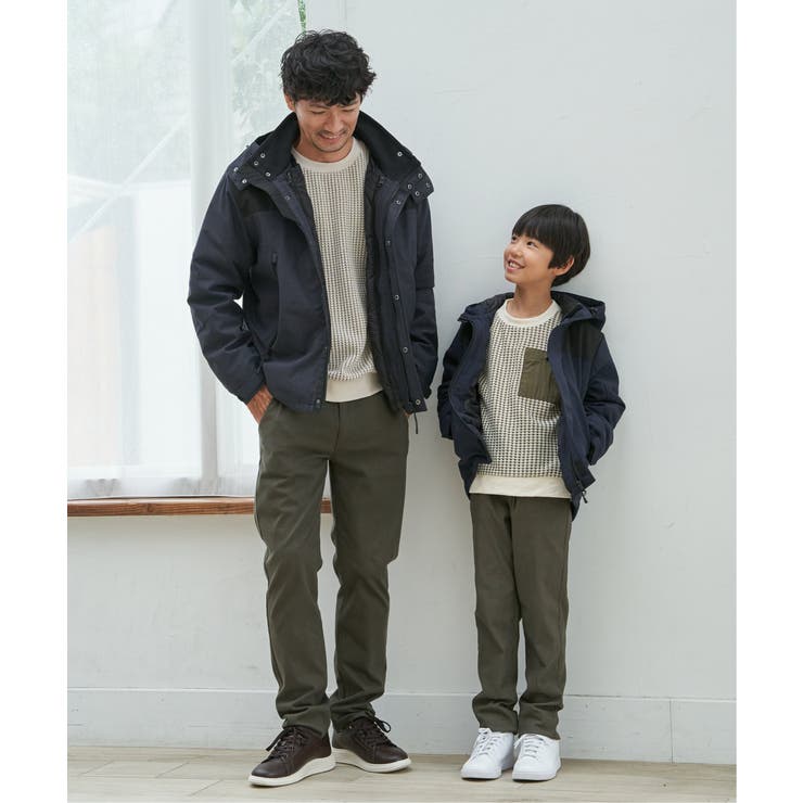 【芸能人着用】ビッグワッフルクルーネックプルオーバー | ikka  | 詳細画像35 