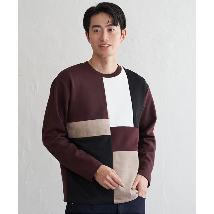 【芸能人着用】ブロックスダンボールクルーネック | ikka  | 詳細画像12 