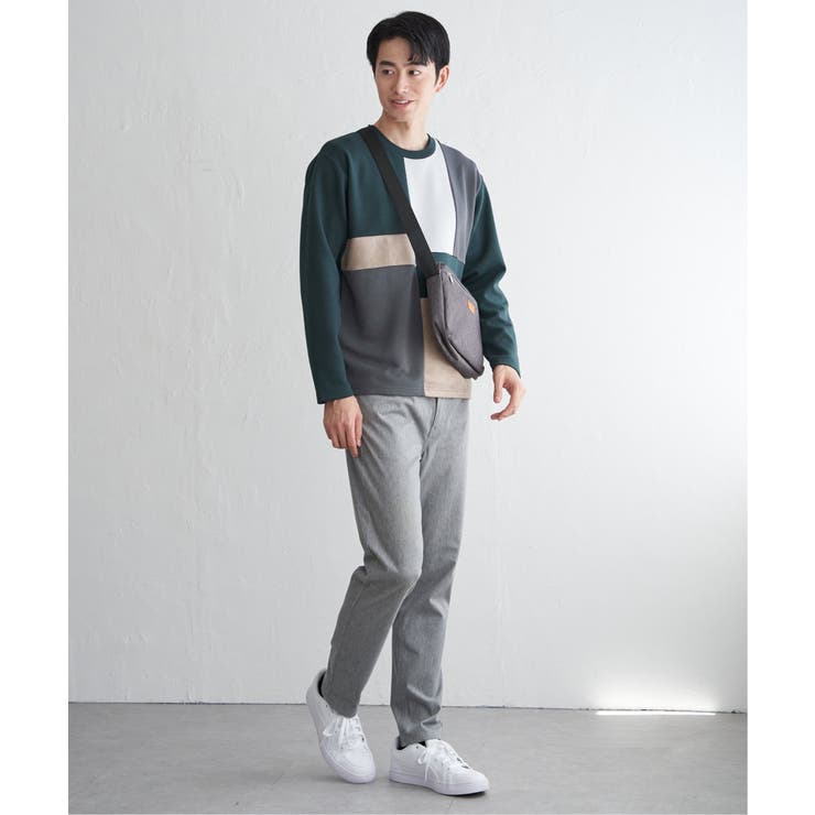 【芸能人着用】ブロックスダンボールクルーネック | ikka  | 詳細画像19 