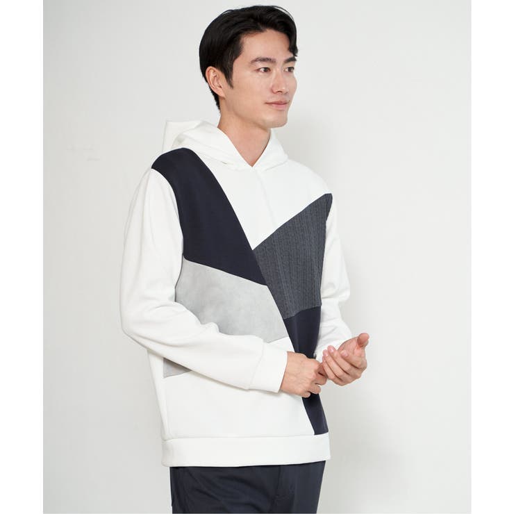 【親子コーデ】ブロックスダンボールプルパーカ | ikka  | 詳細画像5 